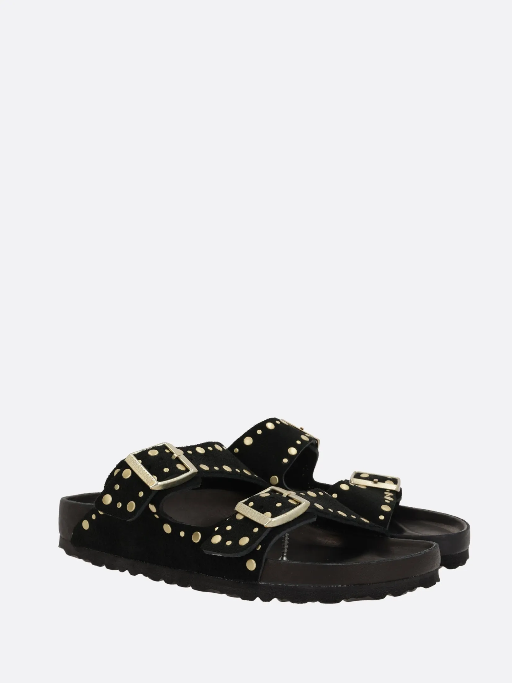 Arizona Rivet Suede Sandals