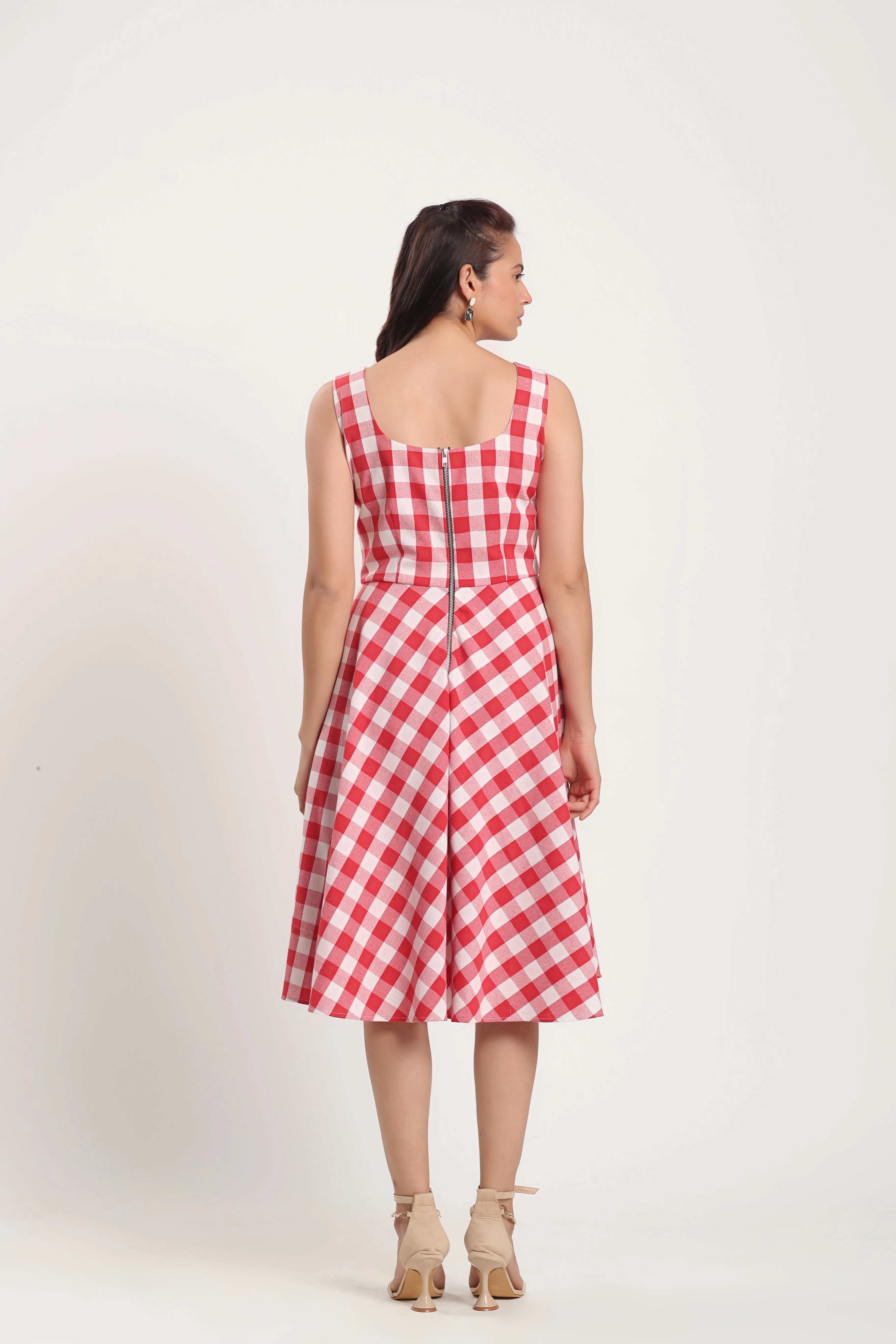 AUDREY A-LINE MIDI DRESS
