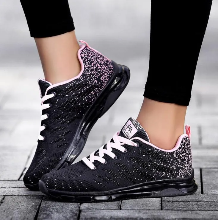 Casual Net Cross Bandage Round Toe Sport Sneakers
