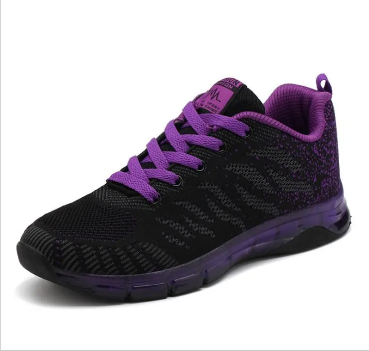 Casual Net Cross Bandage Round Toe Sport Sneakers