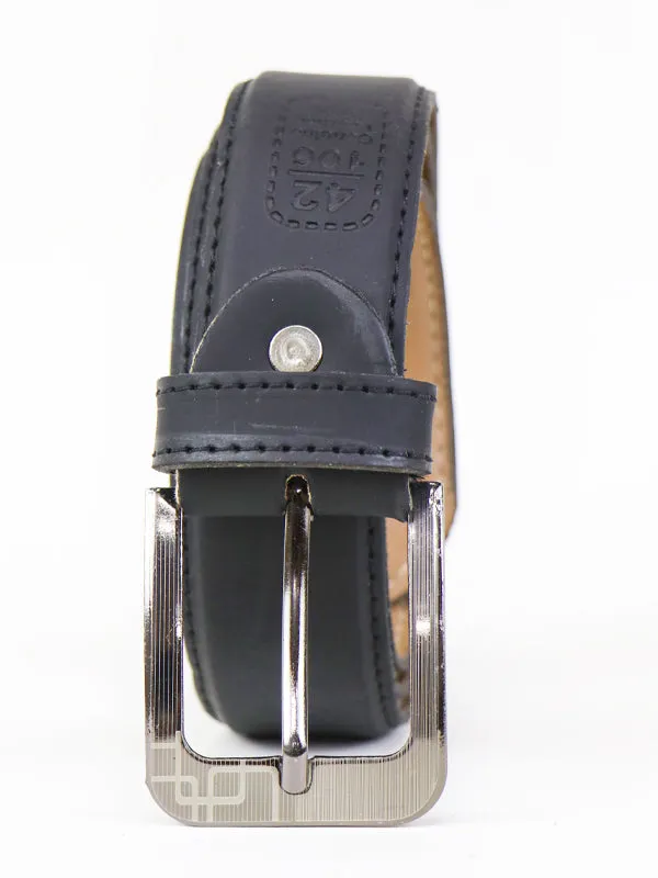 Classic Men's Leather Belt Quartz Gray MB35