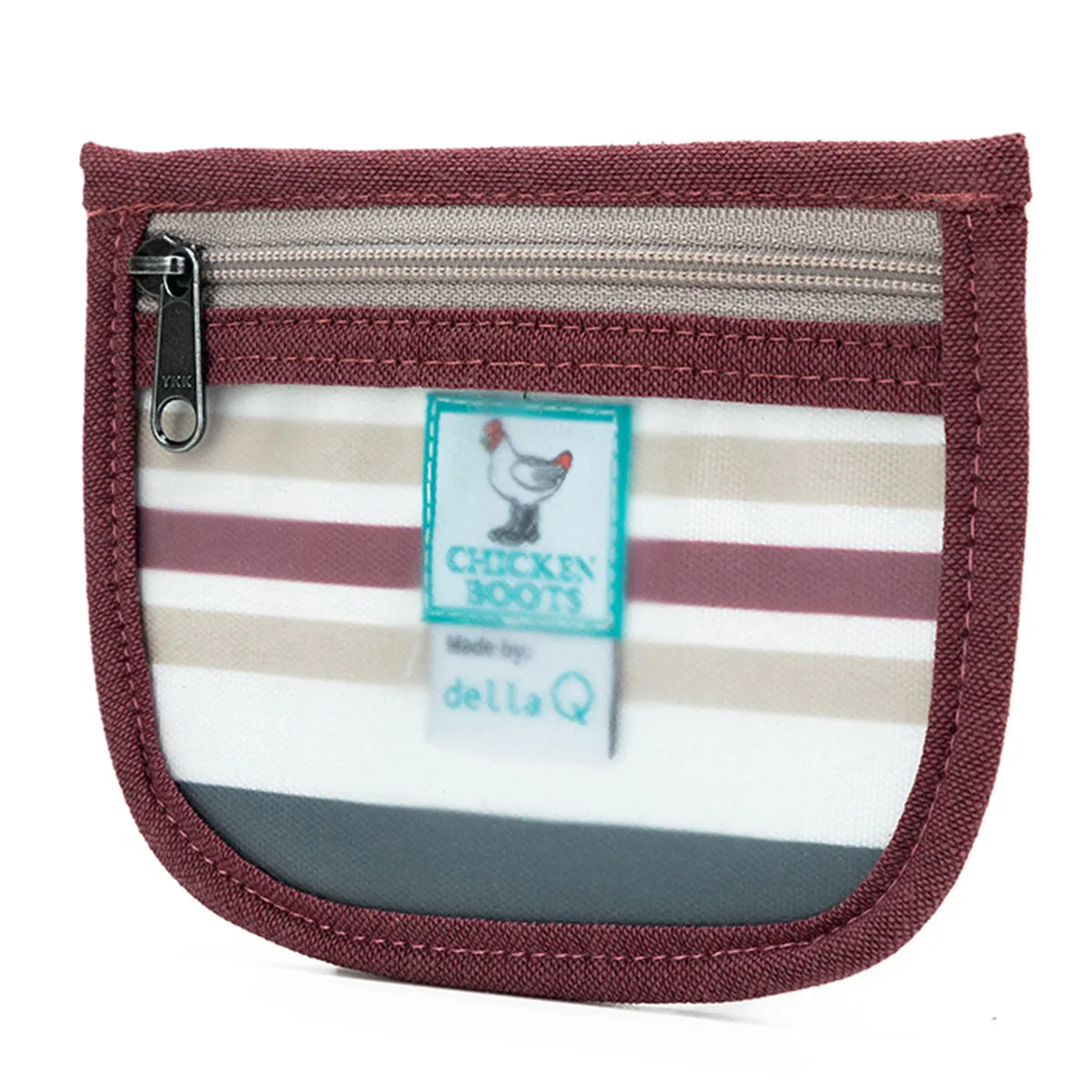 della Q Chicken Boots Stitch Marker Pouch - *Linen - Pebble