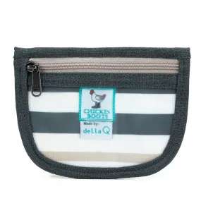 della Q Chicken Boots Stitch Marker Pouch - *Linen - Slate
