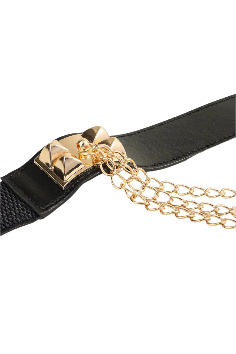 Elastic Belt with Chain