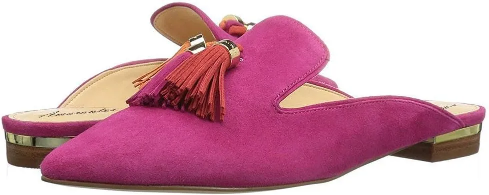 Elegant Slip On Casual Comfort Comfort Mules Slippers Pompom Mule Loafers for Women
