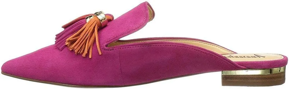 Elegant Slip On Casual Comfort Comfort Mules Slippers Pompom Mule Loafers for Women
