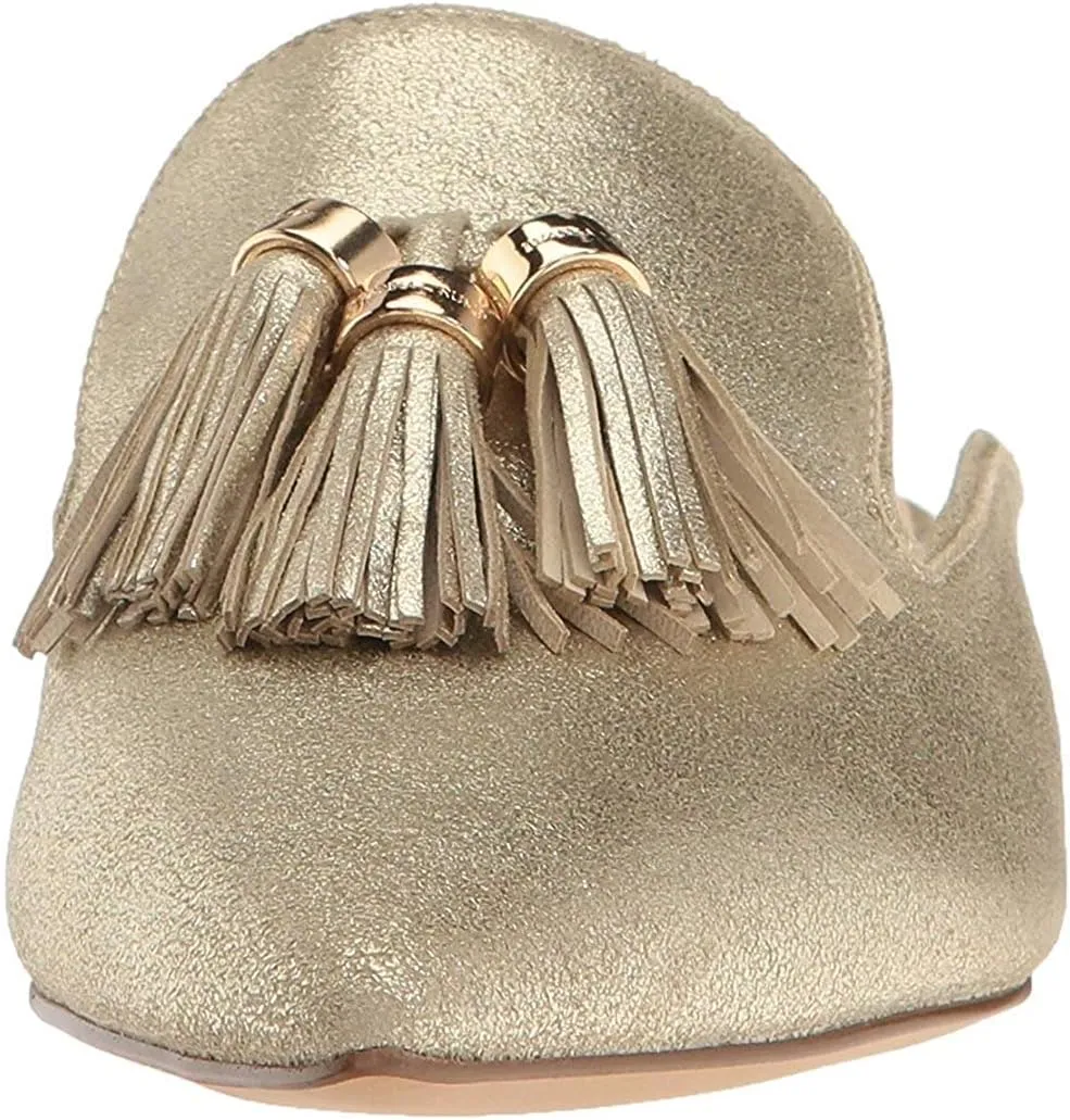 Elegant Slip On Casual Comfort Comfort Mules Slippers Pompom Mule Loafers for Women