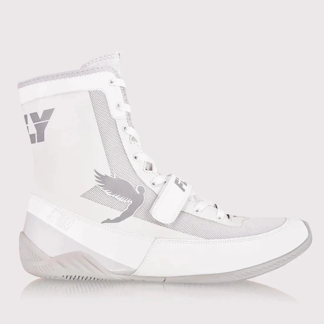 Fly Storm Boxing Boots White