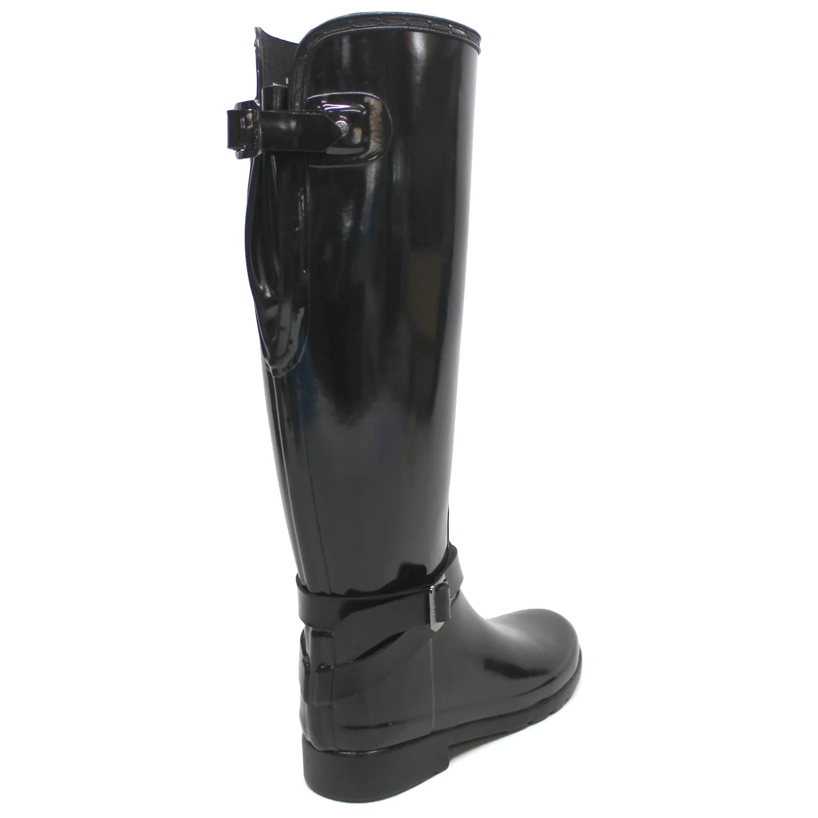 Hunter Refined Gloss Rubber Adjustable Women's Tall Wellington Boots