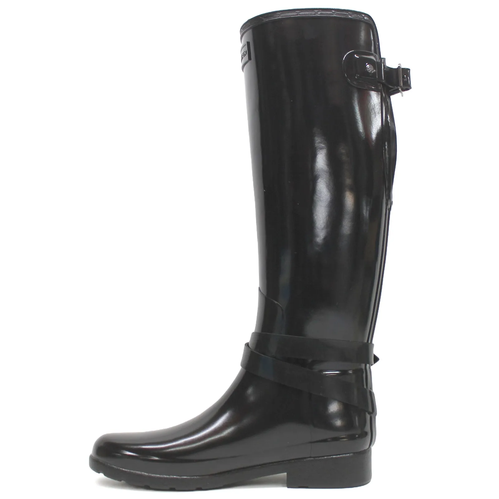 Hunter Refined Gloss Rubber Adjustable Women's Tall Wellington Boots