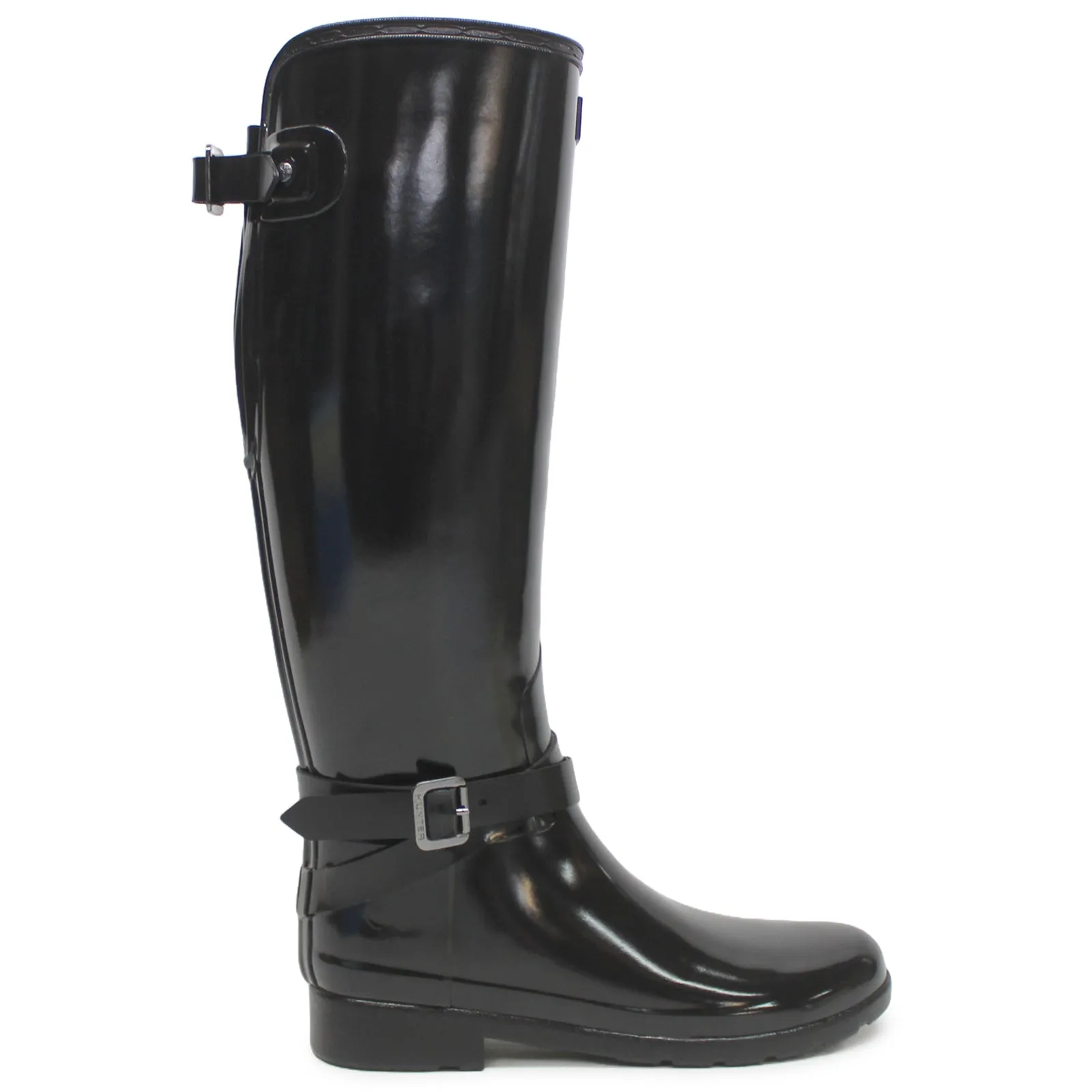 Hunter Refined Gloss Rubber Adjustable Women's Tall Wellington Boots