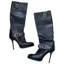 Jimmy Choo Maxima Leather Biker Boots (Pre-Loved)