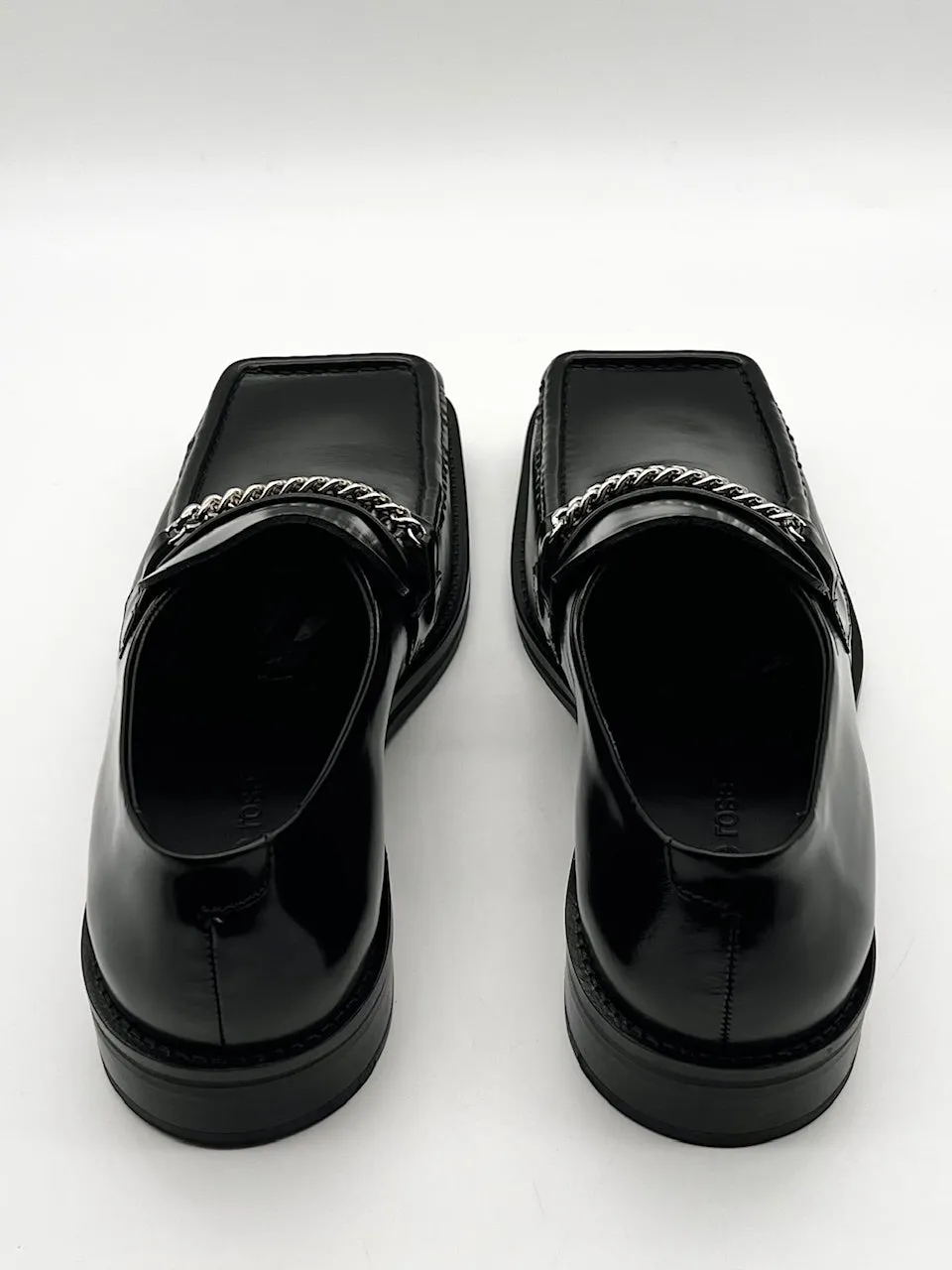 Martine Rose square toe loafers