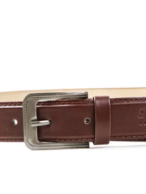 Men's Italian Leather Belt Tan Brown MB32