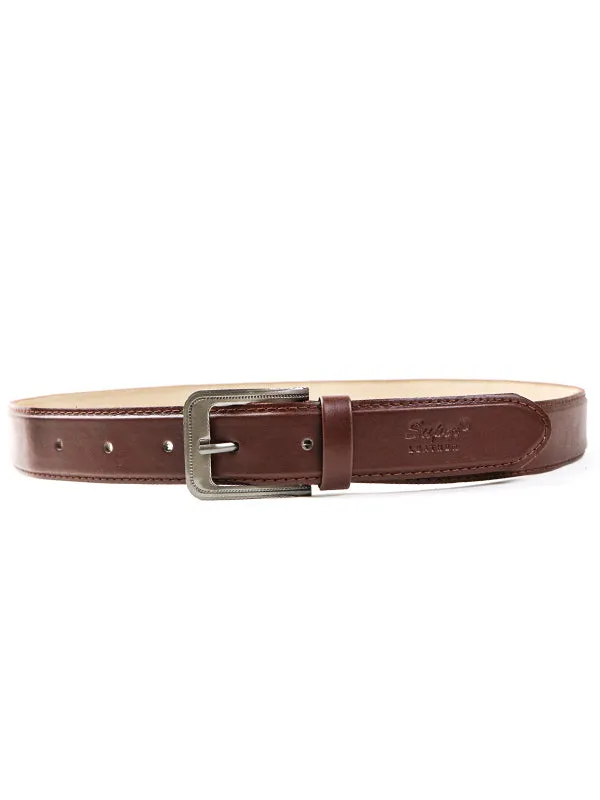 Men's Italian Leather Belt Tan Brown MB32
