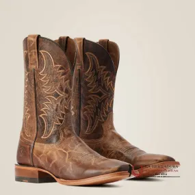 MENSARIAT POINT RYDER COWBOY BOOT BURNT BROWN 2471
