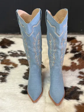 Miim Indigo Denim Boots