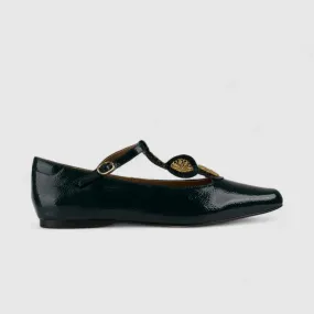 Morbido Comfort Leather Pump Green HY6-21