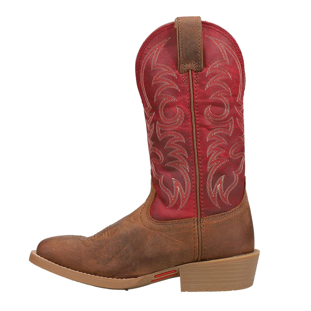 Muley 12 Inch Water Buffalo Square Toe Cowboy Boots