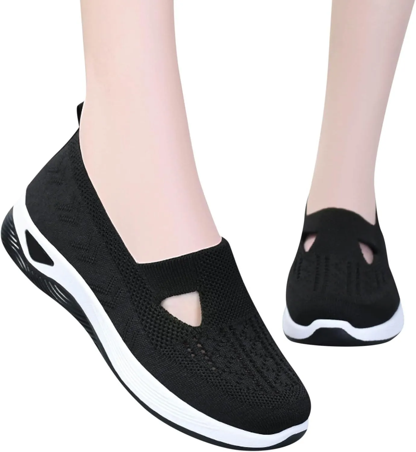 Orthopedic Shoes for Women 2025 New Women's Woven Mens Running Shoes Wide Casual Tennis Shoes Fashion Sneakers Brown Tennis Shoe Casual Loafers