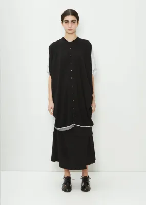 Panel Cotton Blend Shirt