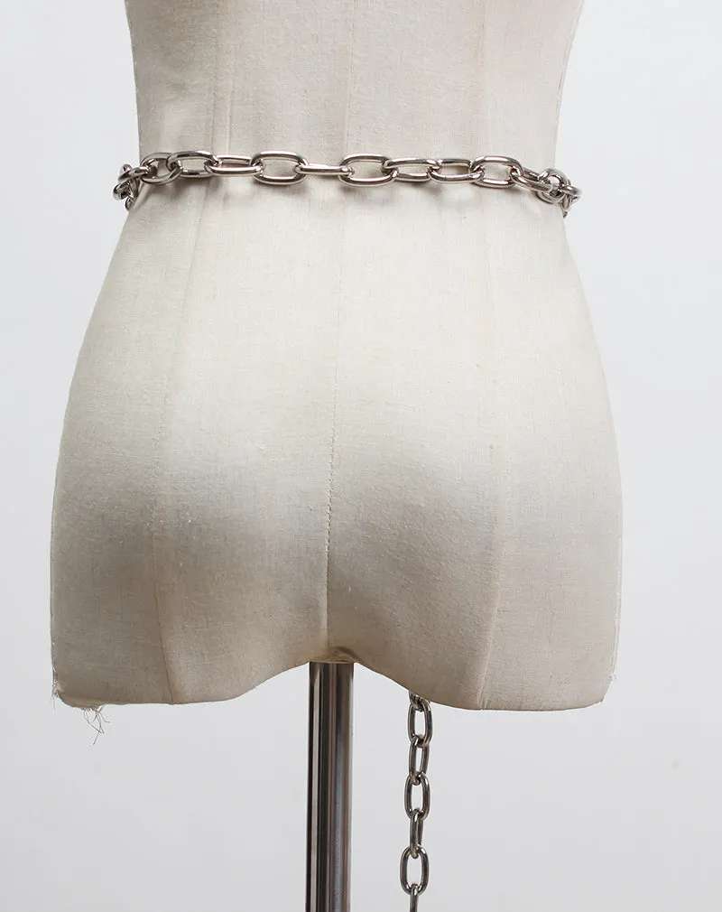 Punk fashion stage metal female lock chain belt belt belt all-match clothes waist chain