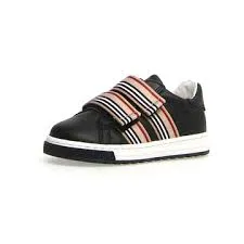 SALE Naturino Camino Burberry Ribbon Double Velcro Sneaker