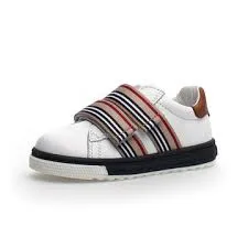 SALE Naturino Camino Burberry Ribbon Double Velcro Sneaker