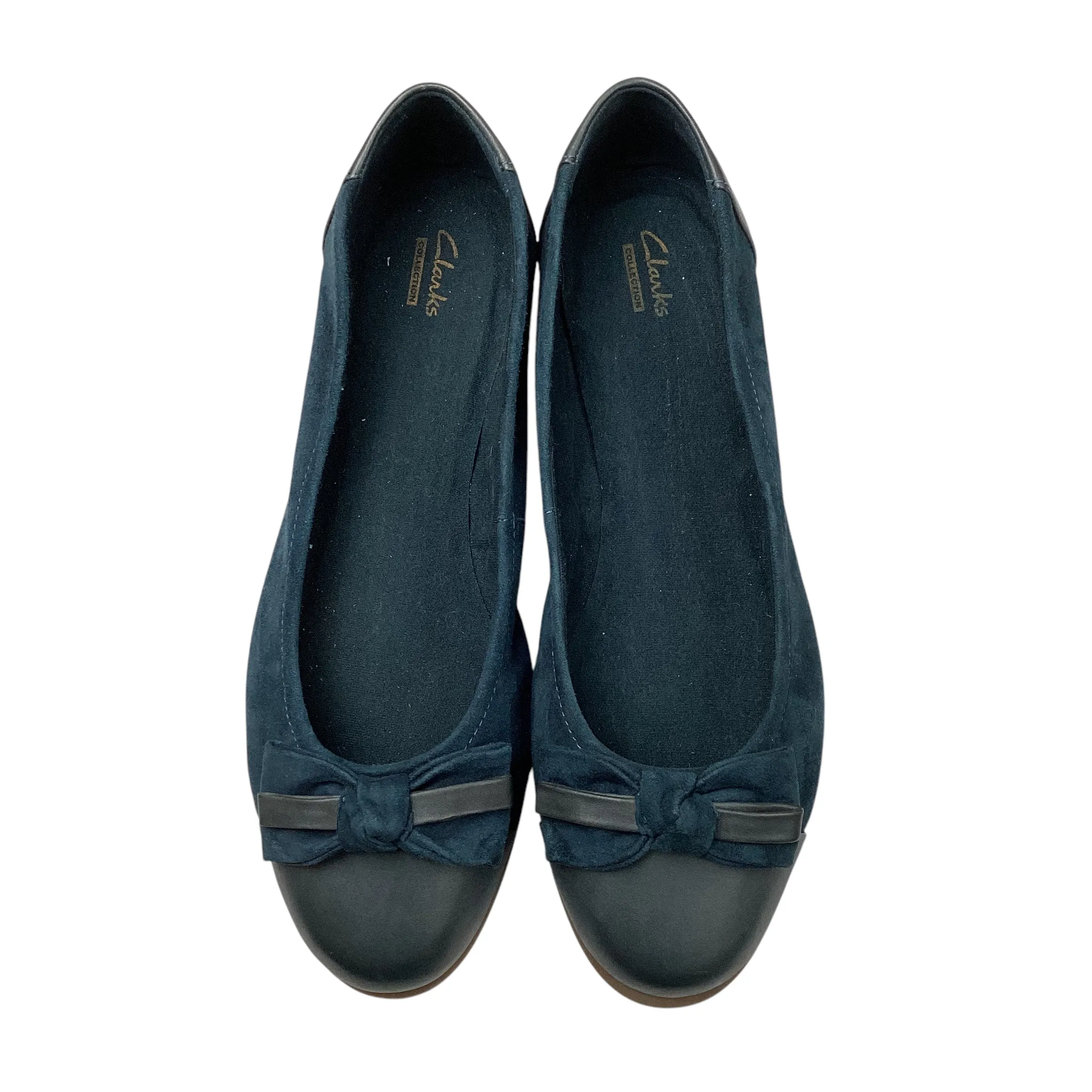 Shoes Flats By Clarks In Teal, Size: 11