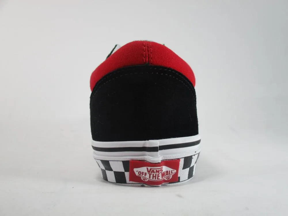 Vans scarpa sneakers da ragazzi Old Skool VN0A38HBVI71 nero-rosso-bianco