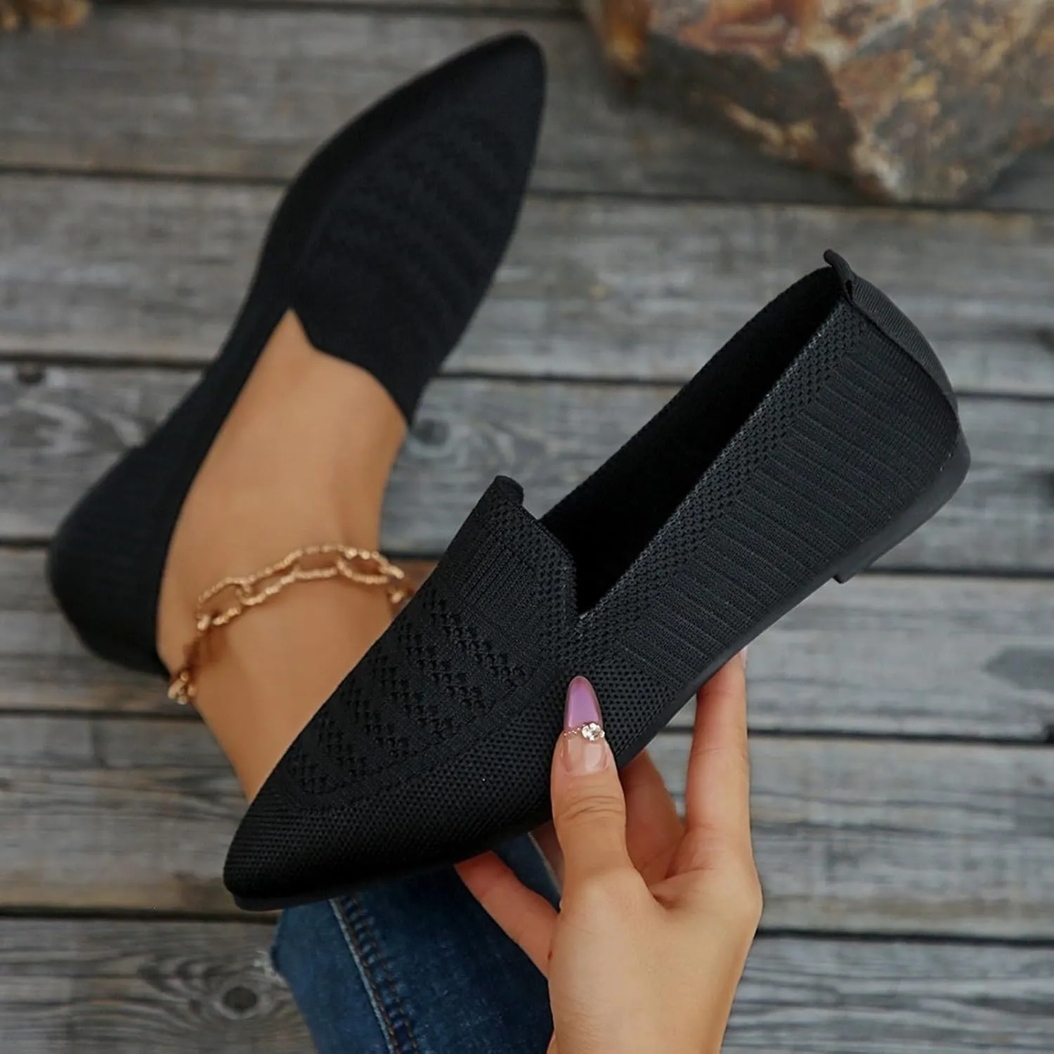 Womens Mesh Mules Orthopedic Sneakers for Women Arch Support Breathable Slip On Walking Shoes Comfortable Lightweight Running Shoes
