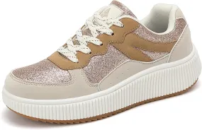 Womens Platform Shoes Comfortable Casual Sneakers Casual Tennis Walking Shoes