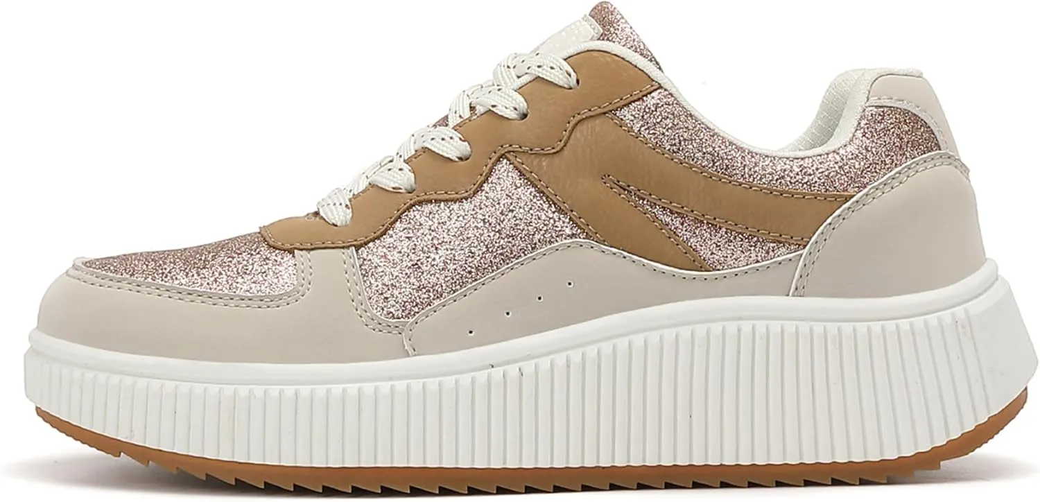 Womens Platform Shoes Comfortable Casual Sneakers Casual Tennis Walking Shoes