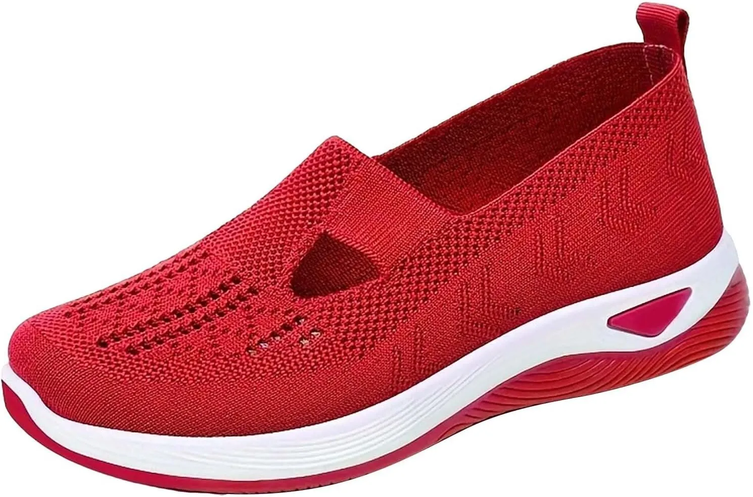 Women's Woven Orthopedic Breathable Soft Shoes Running Shoes for Men Casual Women's Casual Shoes White Platform Sneakers Steel Toe Tennis Shoe Cross Trainer Shoe