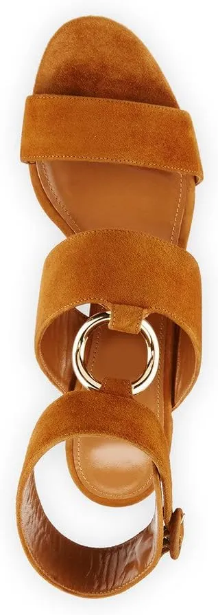 YDN Women Chic Block Heel Gladiators Strappy Ankle Strap Open Toe Sandals Dress Shoes